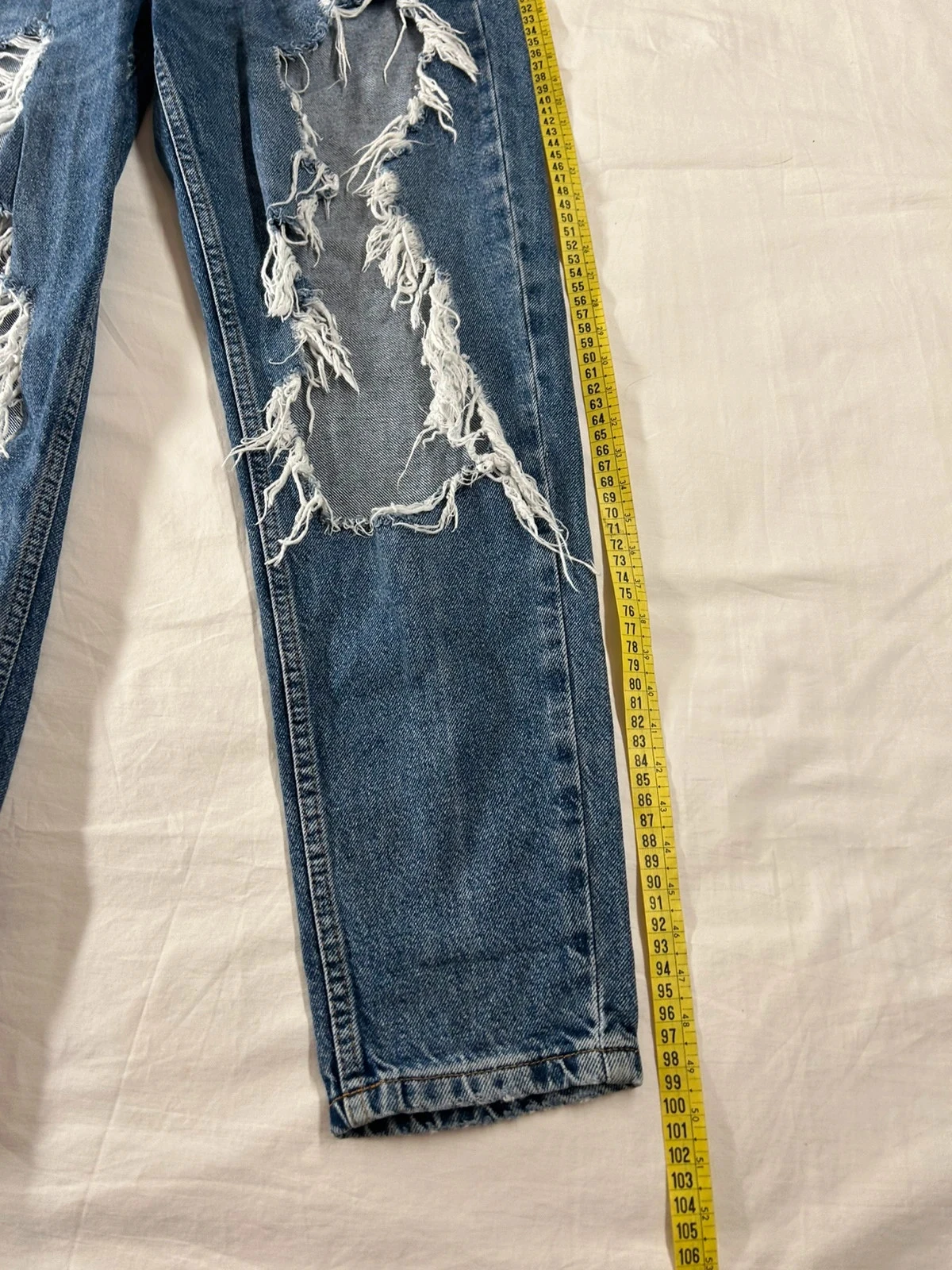 Jeans rasgados de cintura alta vintage Denim Co – photo 4